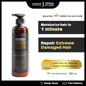 ITALY Modos One Minute Spa Treatment Green Tea 400ml Moisture hair treatment